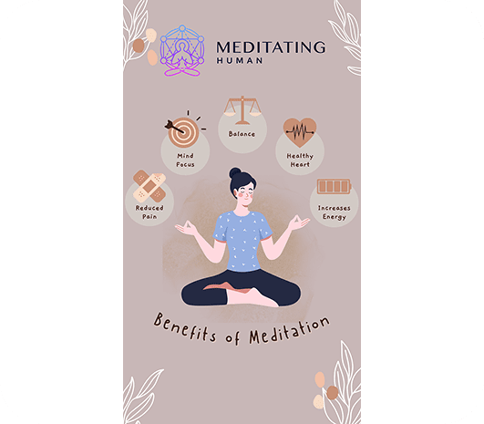 Benefits of Meditation Infographic